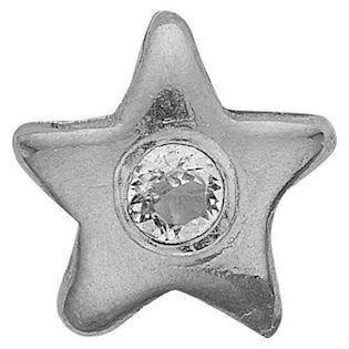 Christina Collect 925 sterling sølv Topaz Star Liten sølv stjerne med hvit topas, modell 603-S5